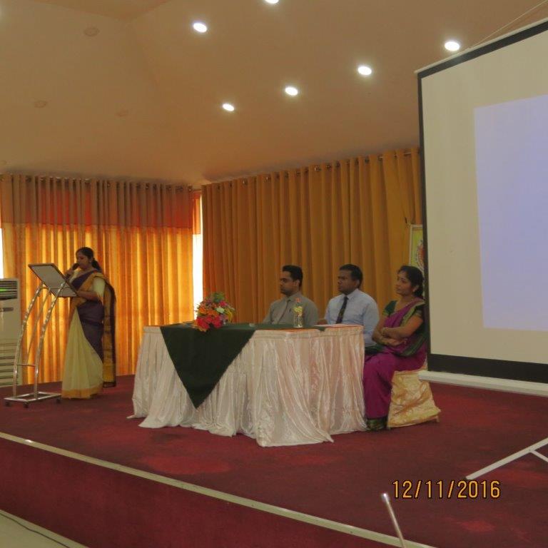 Awareness Programme in Jaffna, November 2016