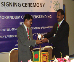 MOU with FIU - Bangladesh  - 2010